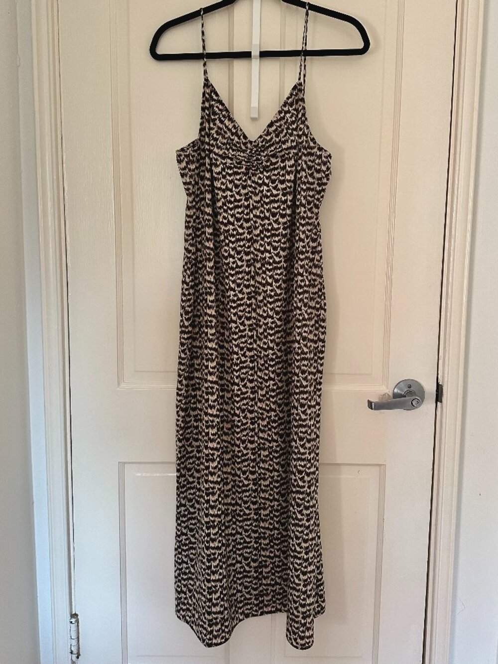 HM | Animal Print Strappy Midi Dress (size medium)